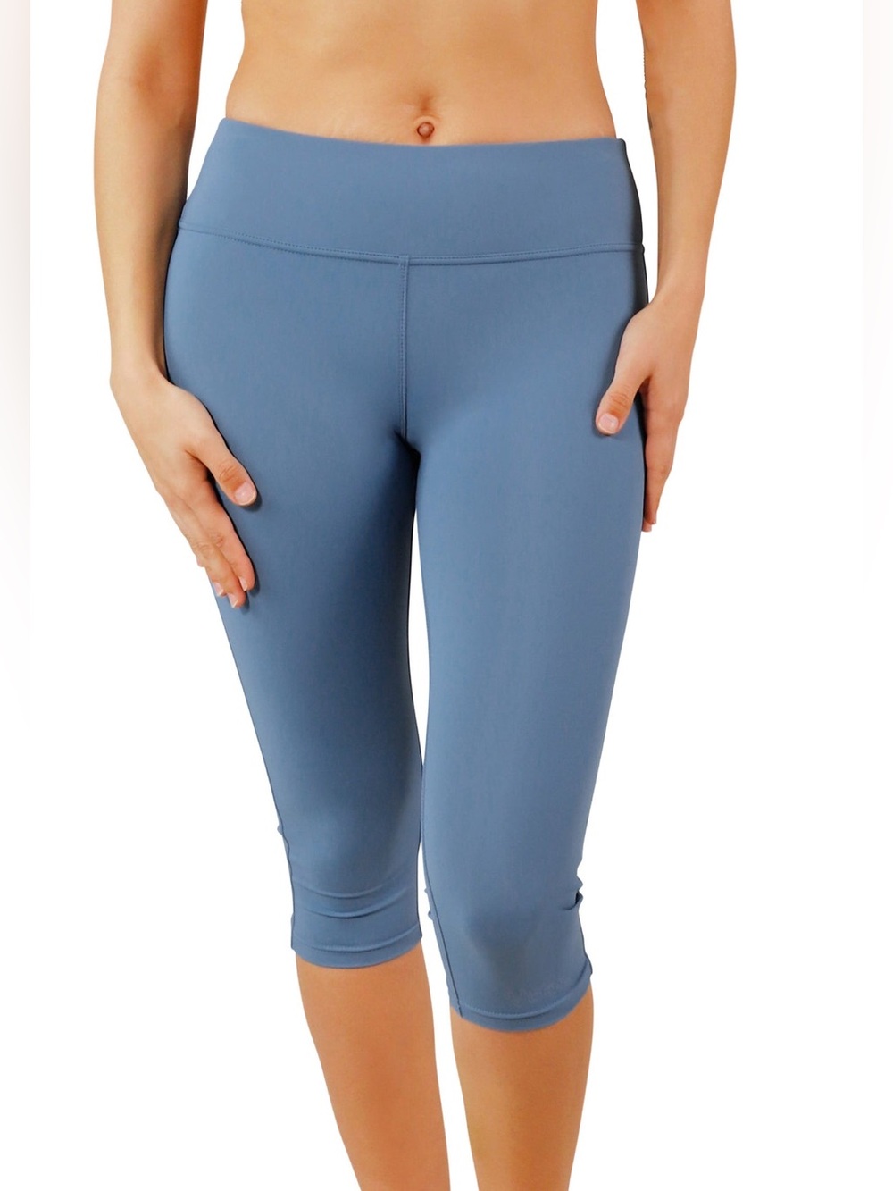 UV Skinz—Active Sport Swim Capris, UPF 50+ Baltic Blue (Large)
